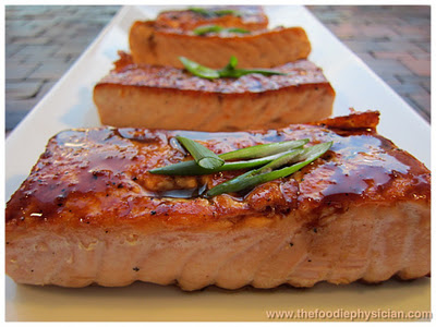 Foodie Physician-Ginger Soy Salmon